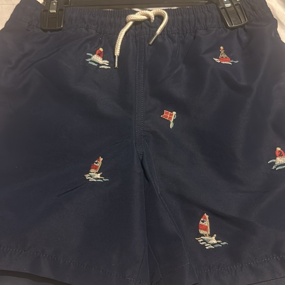 NWT Polo Ralph Lauren  Big Kids Sailboat Embroidered Swim Shorts - Picture 14 of 14
